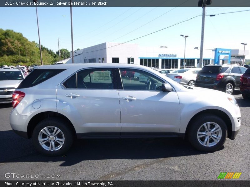 Silver Ice Metallic / Jet Black 2017 Chevrolet Equinox LS