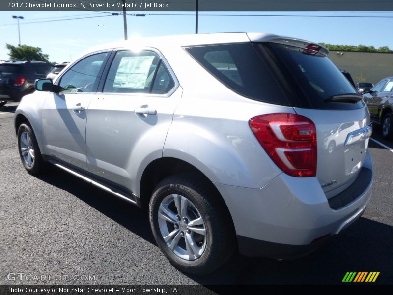 Silver Ice Metallic / Jet Black 2017 Chevrolet Equinox LS