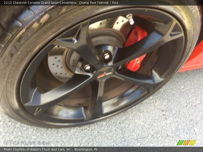 Crystal Red Tintcoat / Red 2013 Chevrolet Corvette Grand Sport Convertible