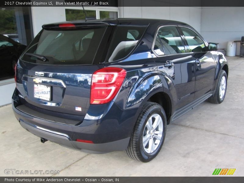 Blue Velvet Metallic / Jet Black 2017 Chevrolet Equinox LS