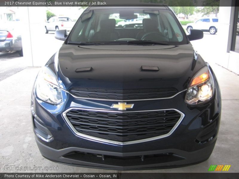 Blue Velvet Metallic / Jet Black 2017 Chevrolet Equinox LS
