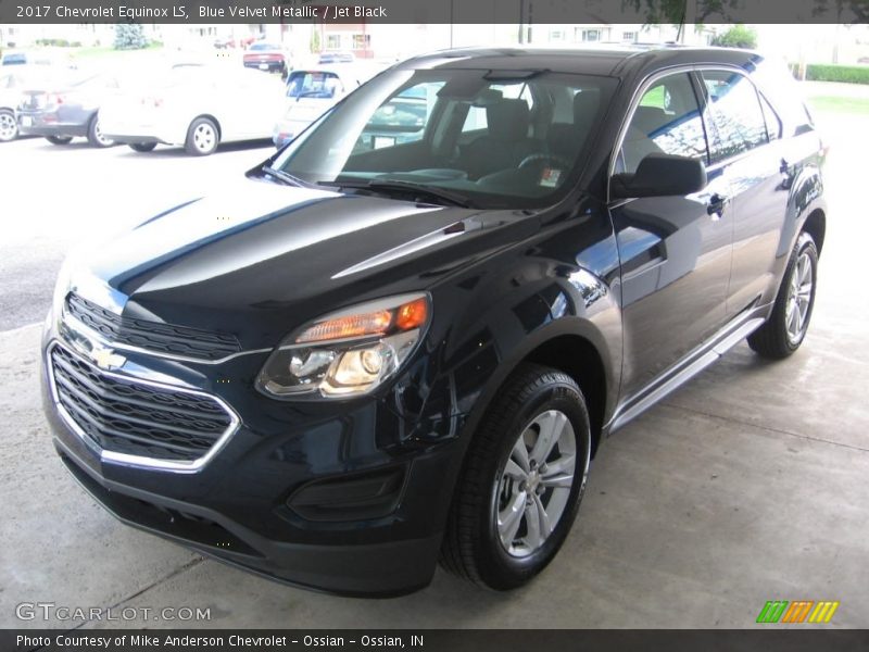Blue Velvet Metallic / Jet Black 2017 Chevrolet Equinox LS