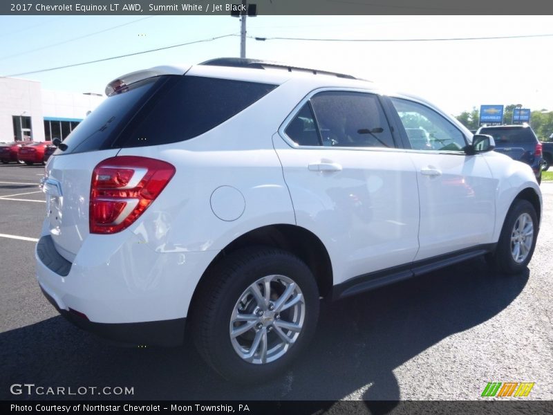Summit White / Jet Black 2017 Chevrolet Equinox LT AWD
