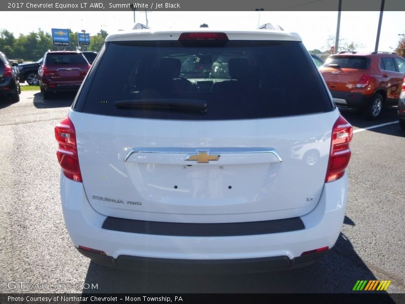 Summit White / Jet Black 2017 Chevrolet Equinox LT AWD