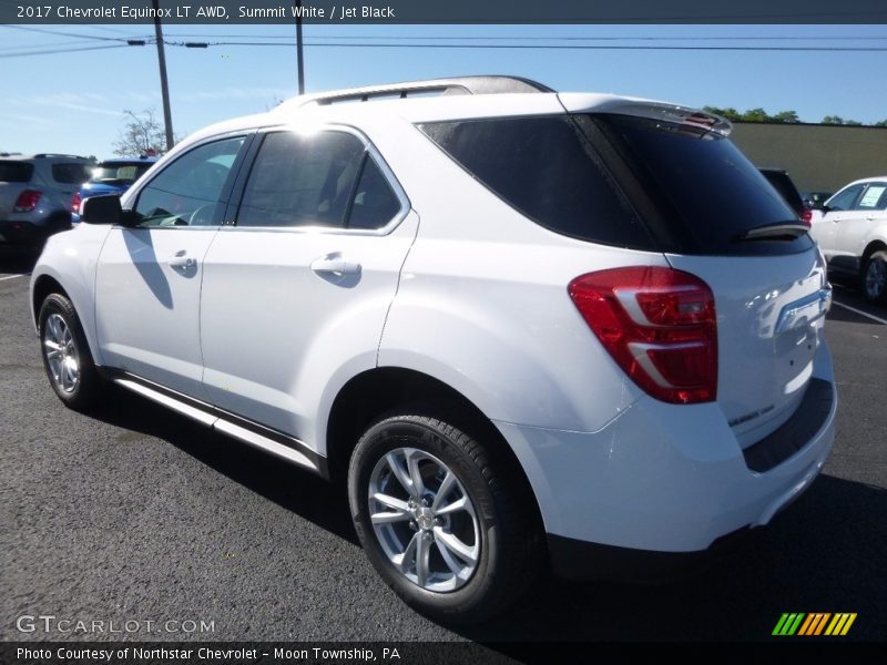 Summit White / Jet Black 2017 Chevrolet Equinox LT AWD
