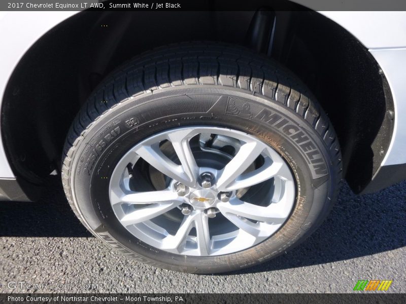 Summit White / Jet Black 2017 Chevrolet Equinox LT AWD