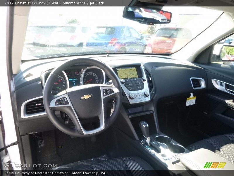 Summit White / Jet Black 2017 Chevrolet Equinox LT AWD