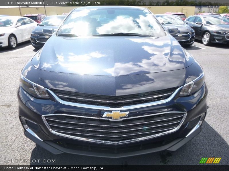 Blue Velvet Metallic / Jet Black 2016 Chevrolet Malibu LT