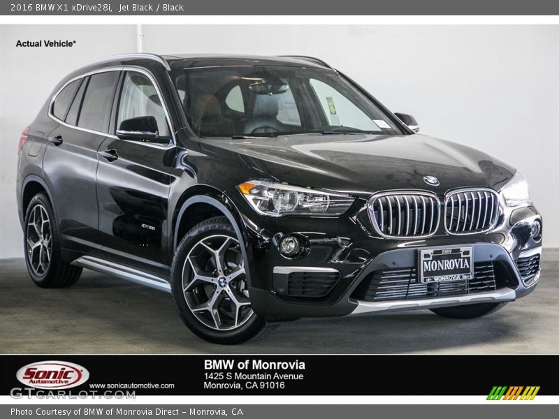 Jet Black / Black 2016 BMW X1 xDrive28i