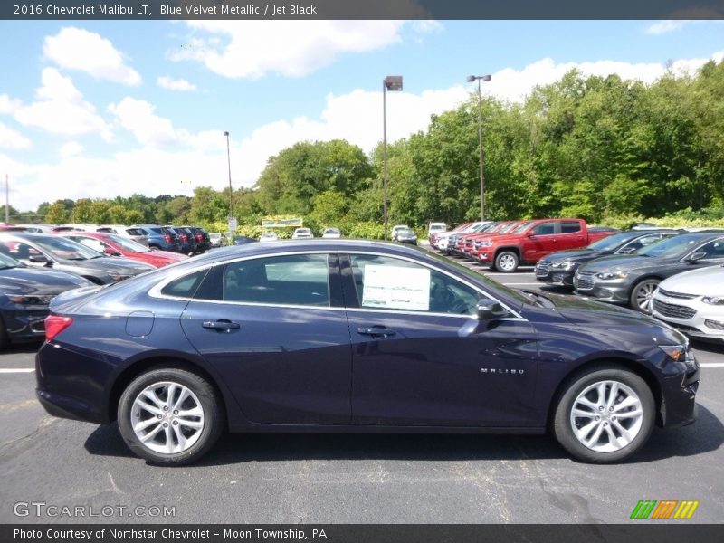 Blue Velvet Metallic / Jet Black 2016 Chevrolet Malibu LT