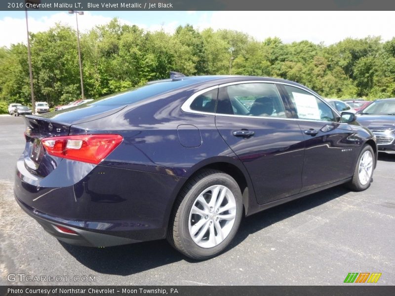Blue Velvet Metallic / Jet Black 2016 Chevrolet Malibu LT