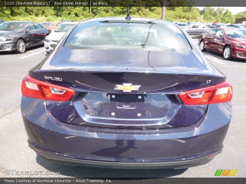 Blue Velvet Metallic / Jet Black 2016 Chevrolet Malibu LT