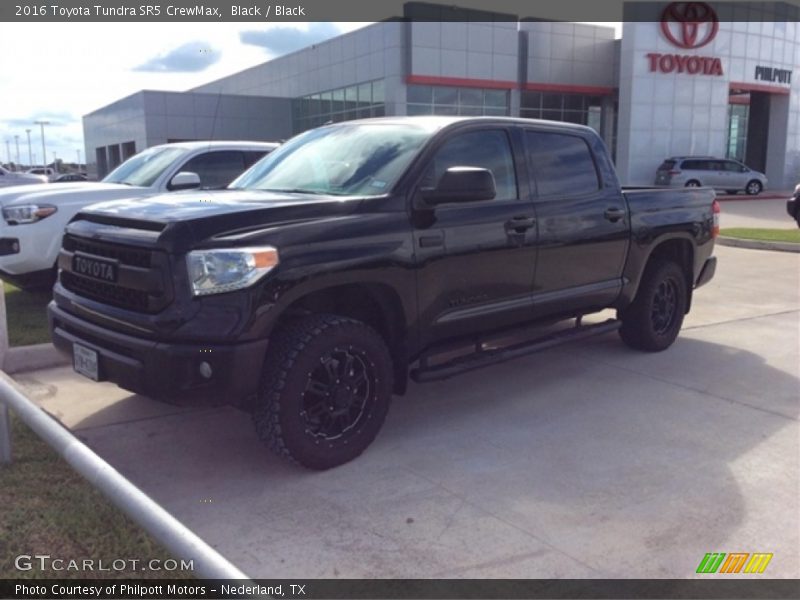 Black / Black 2016 Toyota Tundra SR5 CrewMax