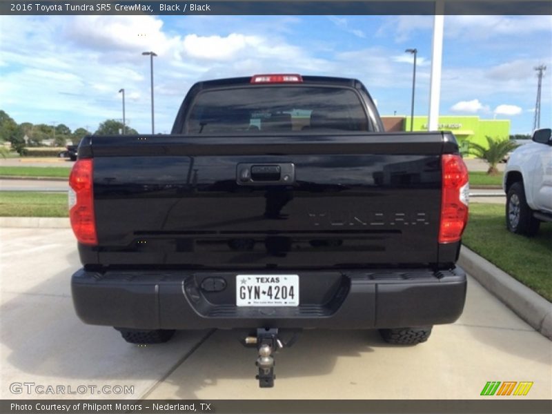 Black / Black 2016 Toyota Tundra SR5 CrewMax
