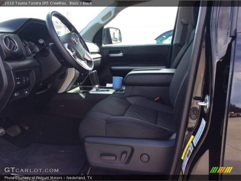 Black / Black 2016 Toyota Tundra SR5 CrewMax