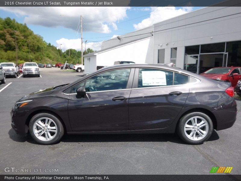 Tungsten Metallic / Jet Black 2016 Chevrolet Cruze LT Sedan