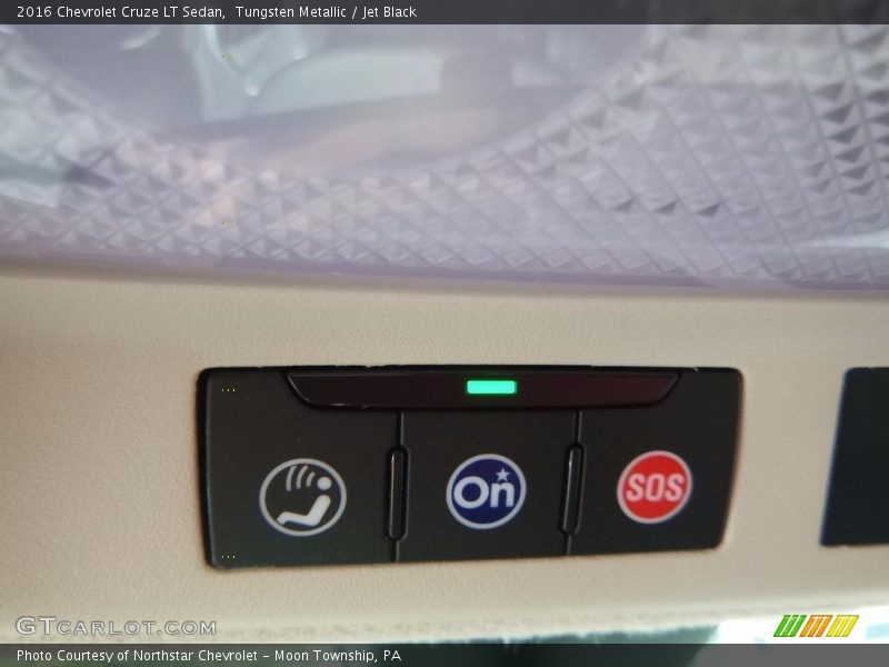 Tungsten Metallic / Jet Black 2016 Chevrolet Cruze LT Sedan