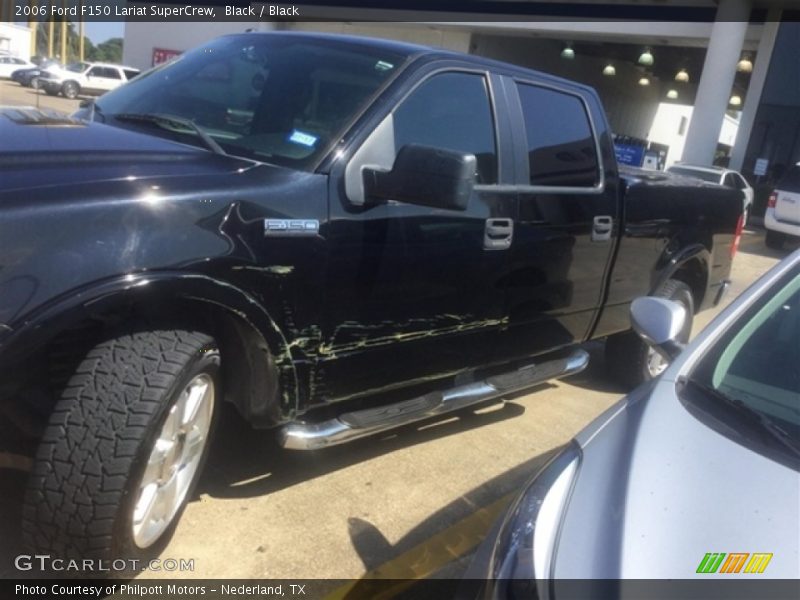 Black / Black 2006 Ford F150 Lariat SuperCrew