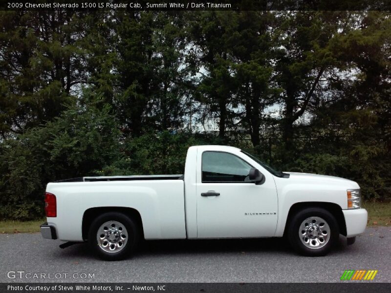 Summit White / Dark Titanium 2009 Chevrolet Silverado 1500 LS Regular Cab