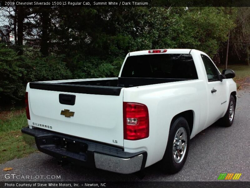 Summit White / Dark Titanium 2009 Chevrolet Silverado 1500 LS Regular Cab