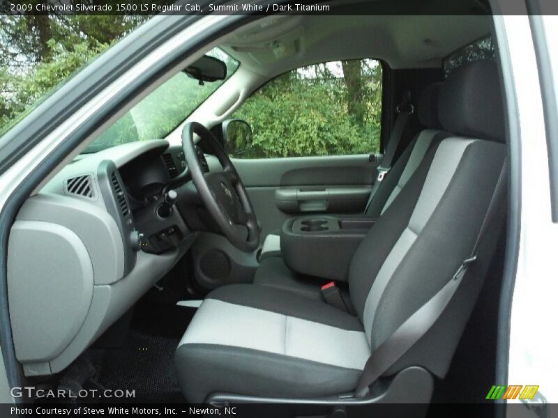 Summit White / Dark Titanium 2009 Chevrolet Silverado 1500 LS Regular Cab