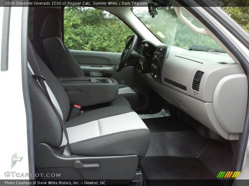 Summit White / Dark Titanium 2009 Chevrolet Silverado 1500 LS Regular Cab