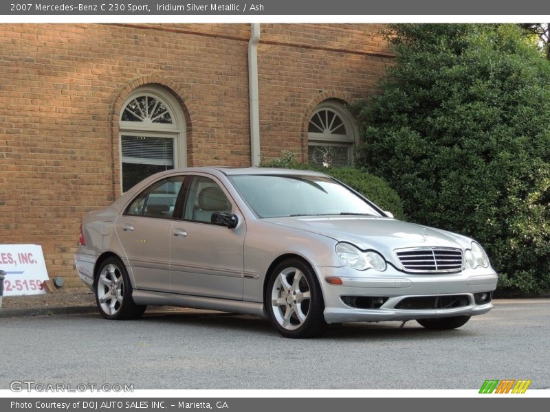Iridium Silver Metallic / Ash 2007 Mercedes-Benz C 230 Sport
