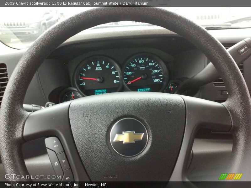 Summit White / Dark Titanium 2009 Chevrolet Silverado 1500 LS Regular Cab