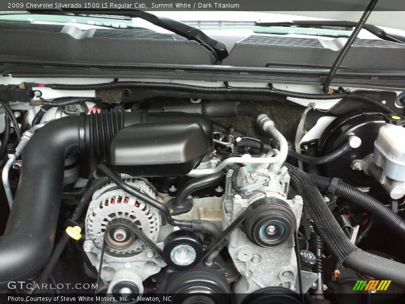 Summit White / Dark Titanium 2009 Chevrolet Silverado 1500 LS Regular Cab