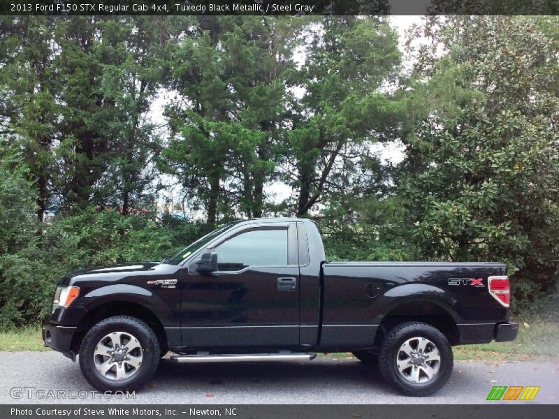  2013 F150 STX Regular Cab 4x4 Tuxedo Black Metallic