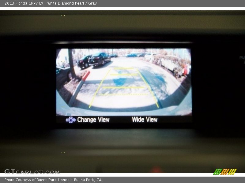 White Diamond Pearl / Gray 2013 Honda CR-V LX