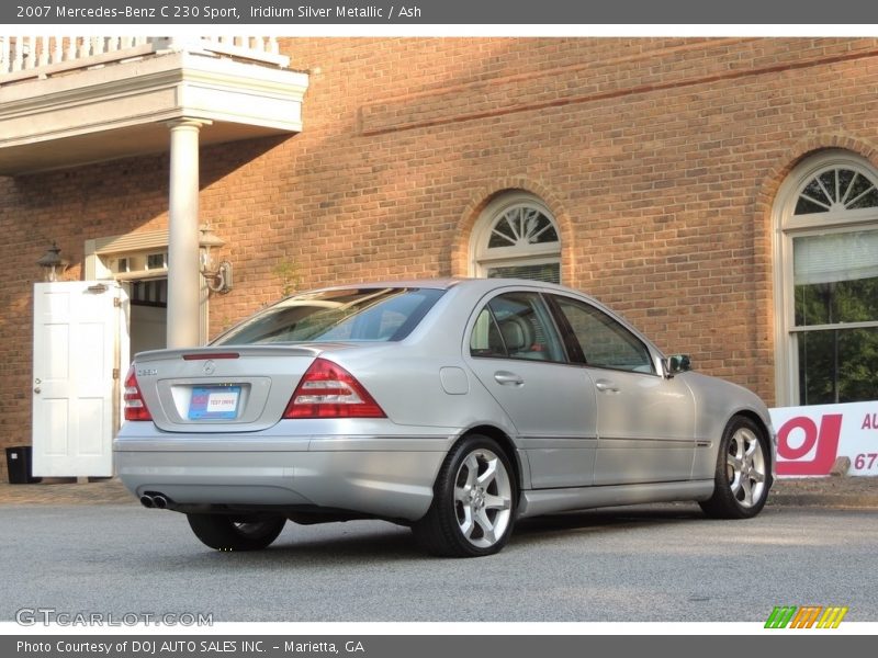 Iridium Silver Metallic / Ash 2007 Mercedes-Benz C 230 Sport