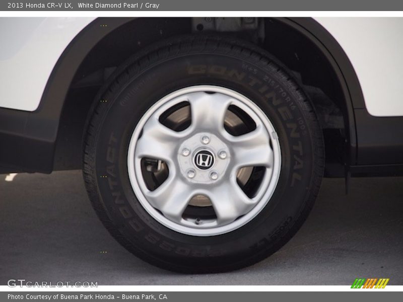 White Diamond Pearl / Gray 2013 Honda CR-V LX