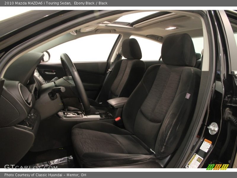 Ebony Black / Black 2010 Mazda MAZDA6 i Touring Sedan