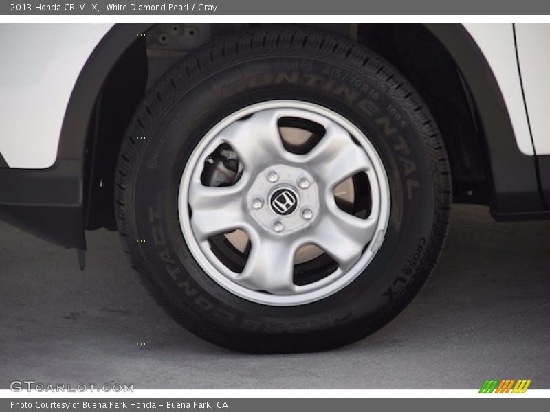 White Diamond Pearl / Gray 2013 Honda CR-V LX