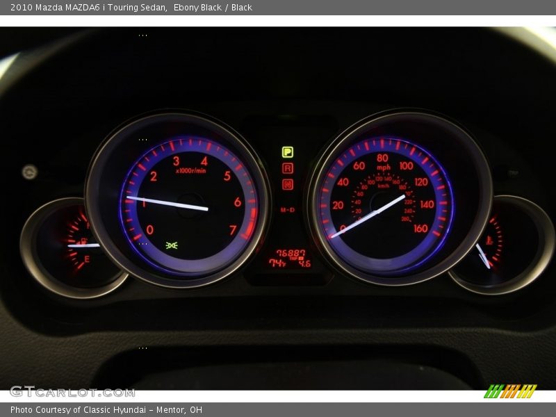 Ebony Black / Black 2010 Mazda MAZDA6 i Touring Sedan