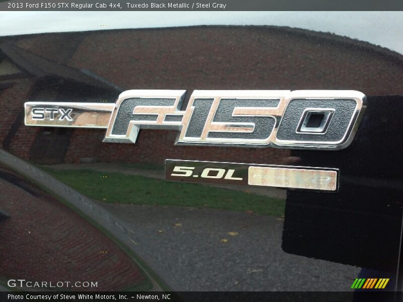 Tuxedo Black Metallic / Steel Gray 2013 Ford F150 STX Regular Cab 4x4