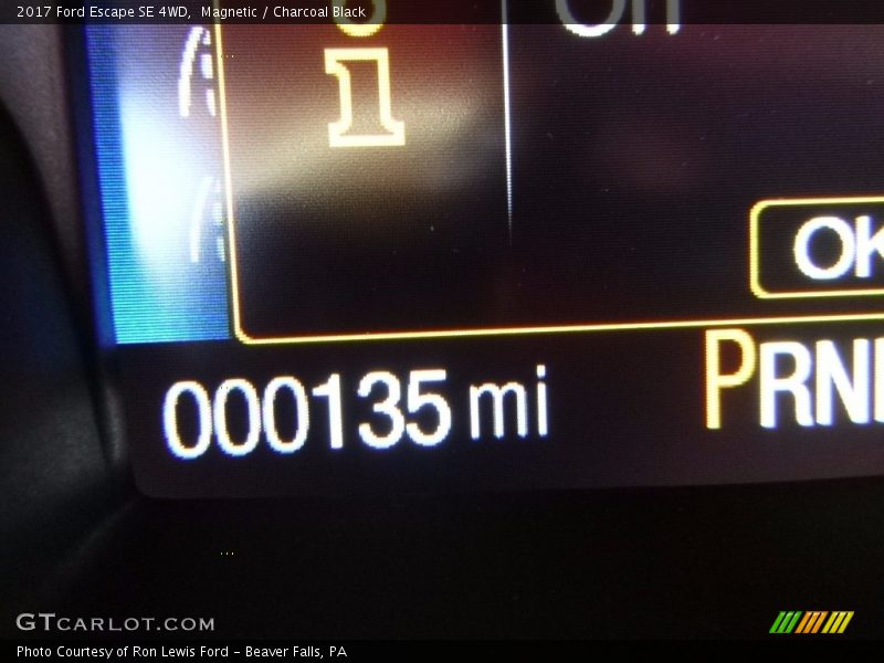 Magnetic / Charcoal Black 2017 Ford Escape SE 4WD
