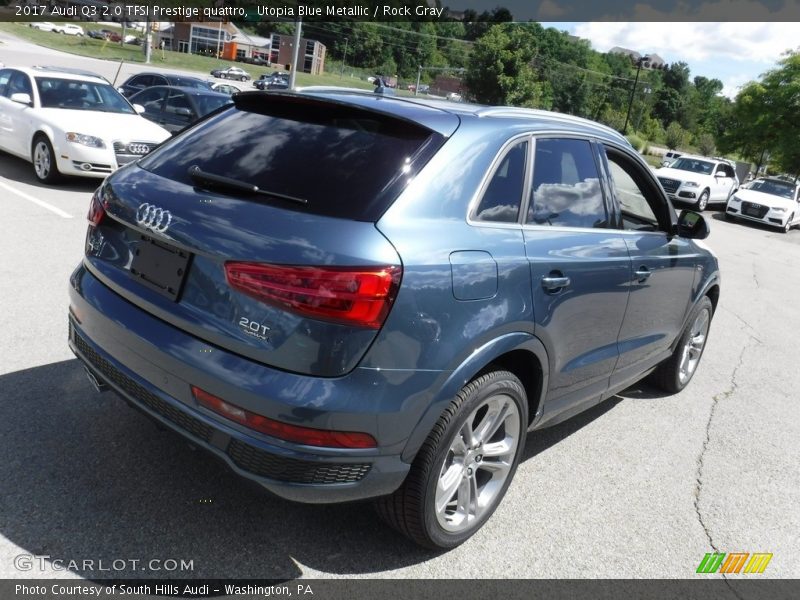 Utopia Blue Metallic / Rock Gray 2017 Audi Q3 2.0 TFSI Prestige quattro
