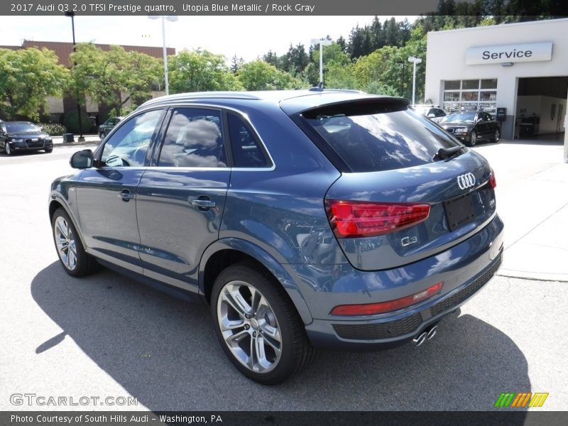 Utopia Blue Metallic / Rock Gray 2017 Audi Q3 2.0 TFSI Prestige quattro