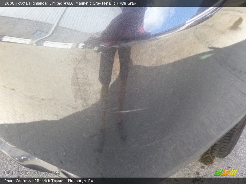 Magnetic Gray Metallic / Ash Gray 2008 Toyota Highlander Limited 4WD