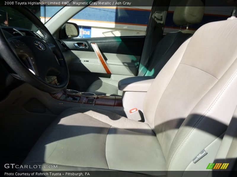 Magnetic Gray Metallic / Ash Gray 2008 Toyota Highlander Limited 4WD