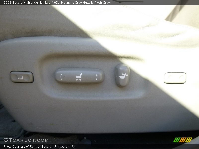 Magnetic Gray Metallic / Ash Gray 2008 Toyota Highlander Limited 4WD