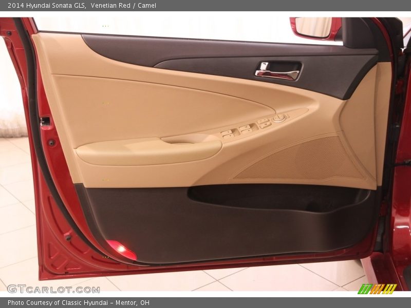 Venetian Red / Camel 2014 Hyundai Sonata GLS