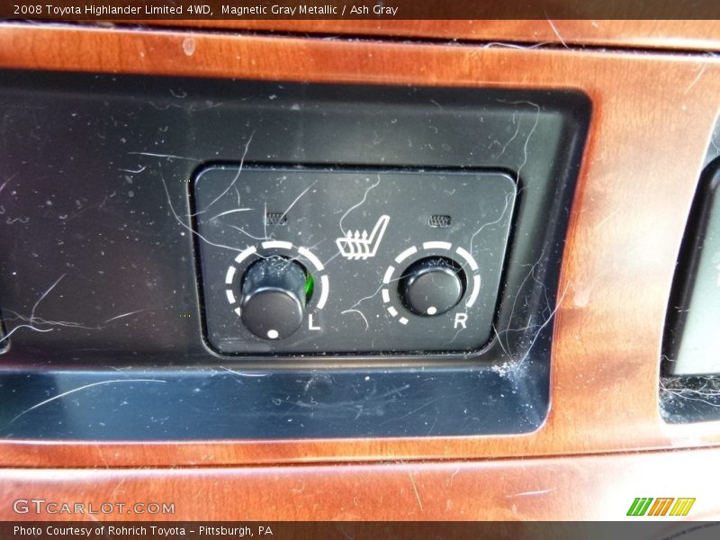 Magnetic Gray Metallic / Ash Gray 2008 Toyota Highlander Limited 4WD
