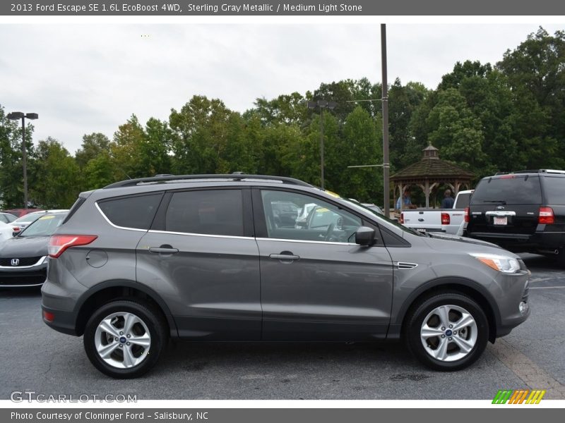 Sterling Gray Metallic / Medium Light Stone 2013 Ford Escape SE 1.6L EcoBoost 4WD