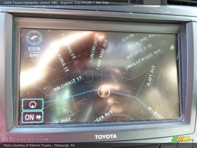 Magnetic Gray Metallic / Ash Gray 2008 Toyota Highlander Limited 4WD