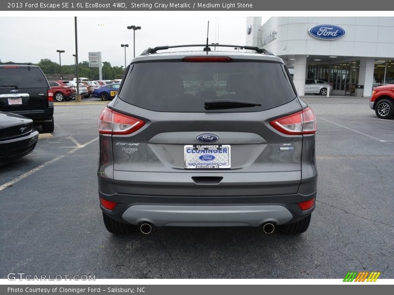 Sterling Gray Metallic / Medium Light Stone 2013 Ford Escape SE 1.6L EcoBoost 4WD