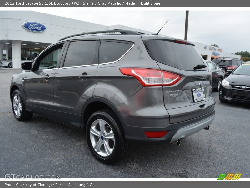 Sterling Gray Metallic / Medium Light Stone 2013 Ford Escape SE 1.6L EcoBoost 4WD