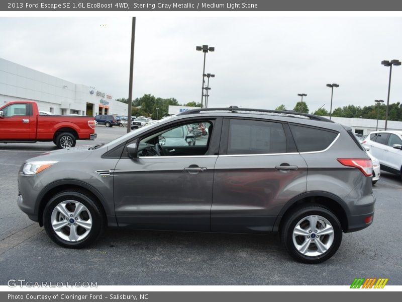 Sterling Gray Metallic / Medium Light Stone 2013 Ford Escape SE 1.6L EcoBoost 4WD